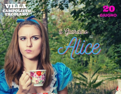 Villa Campolieto diventa “Il giardino di Alice”